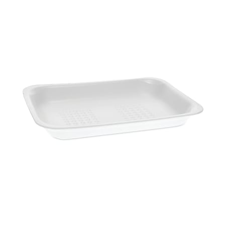 Pactiv Evergreen Meat Tray, No 2, 8.38 x 5.88 x 1.21, White, 500PK 51P102FS